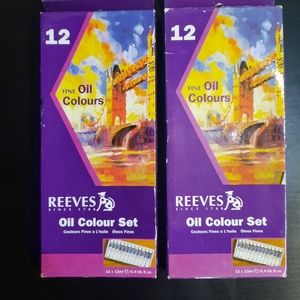 2 New old stock Reeves oil paints